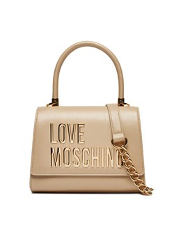 Torebka LOVE MOSCHINO JC4024PP1MKD196A Złoty ze sklepu eobuwie.pl w kategorii Kuferki - zdjęcie 183808083