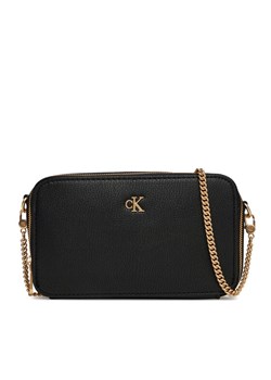 Torebka Calvin Klein Jeans Minimal Mono Camera Bag LV04K1086G Czarny ze sklepu eobuwie.pl w kategorii Kopertówki - zdjęcie 183808123