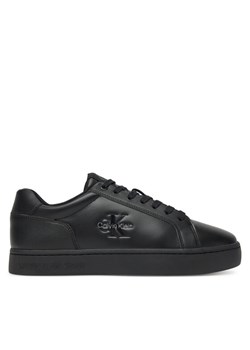 Sneakersy Calvin Klein Jeans Classic Cupsole Mono Lth YM0YM01369 Czarny ze sklepu eobuwie.pl w kategorii Buty sportowe męskie - zdjęcie 183808194
