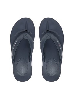 Japonki Tommy Hilfiger Molded Comfort Th Beach Sandal FM0FM05508 Granatowy ze sklepu eobuwie.pl w kategorii Klapki męskie - zdjęcie 183808204