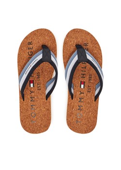 Japonki Tommy Hilfiger FM0FM05647 Niebieski ze sklepu eobuwie.pl w kategorii Klapki męskie - zdjęcie 183808241