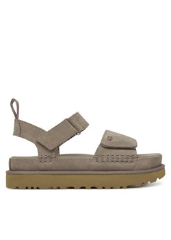 Sandały Ugg W Goldenstar 1136783 Srebrne rodowanie ze sklepu eobuwie.pl w kategorii Sandały damskie - zdjęcie 183808273