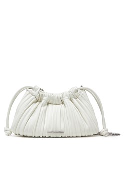 Torebka Calvin Klein Drawstring Plisse Conv Mini Cb P LV04F3077G Biały ze sklepu eobuwie.pl w kategorii Kopertówki - zdjęcie 183808283