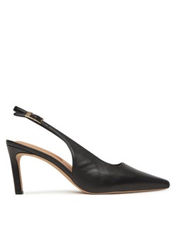 Sandały Tommy Hilfiger Squared Toe FW0FW08636 Czarny ze sklepu eobuwie.pl w kategorii Czółenka - zdjęcie 183808303