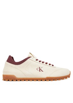Sneakersy Calvin Klein Jeans Low Profile Runner Su YM0YM01288 Biały ze sklepu eobuwie.pl w kategorii Buty sportowe męskie - zdjęcie 183808314
