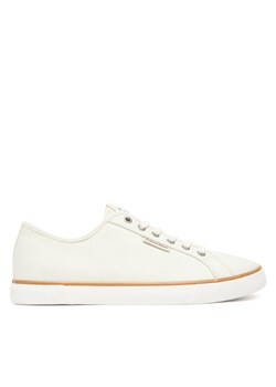 Tenisówki Calvin Klein Jeans Ess Vulc Low Mg Cv YM0YM01301 Beżowy ze sklepu eobuwie.pl w kategorii Trampki męskie - zdjęcie 183808360