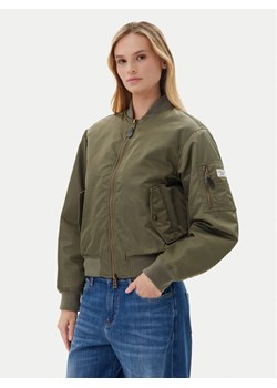 Guess Jeans Kurtka bomber W5RL81 WHAA2 Khaki Regular Fit ze sklepu MODIVO w kategorii Kurtki damskie - zdjęcie 183813161