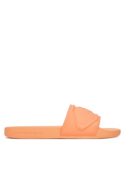 Calvin Klein Jeans Japonki Slide Pu Hf Mg YW0YW01879 Pomarańczowy ze sklepu MODIVO w kategorii Klapki damskie - zdjęcie 183813171