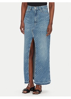 BOSS Spódnica jeansowa 50542445 Niebieski Regular Fit ze sklepu MODIVO w kategorii Spódnice - zdjęcie 183813183