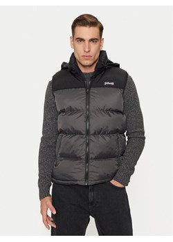 SCHOTT N.Y.C. Bezrękawnik UTAHV Szary Regular Fit ze sklepu MODIVO w kategorii Kamizelki męskie - zdjęcie 183813201