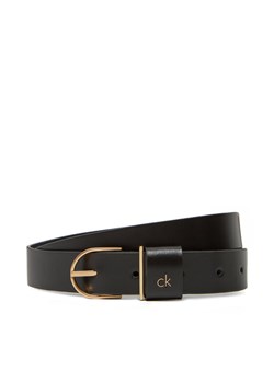 Calvin Klein Pasek Damski Ck Metal Loop Round Buckle 25Mm LV04F7039G Czarny ze sklepu MODIVO w kategorii Paski damskie - zdjęcie 183813344