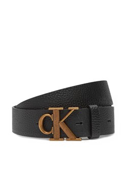 Calvin Klein Pasek Męski Monogram Buckle Fixed Belt 35Mm LV04G7025G Czarny ze sklepu MODIVO w kategorii Paski męskie - zdjęcie 183813362