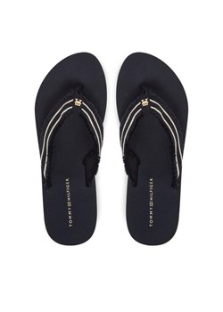Tommy Hilfiger Japonki TH Webbing Beach Sandal FW0FW08739 Granatowy ze sklepu MODIVO w kategorii Klapki damskie - zdjęcie 183813372