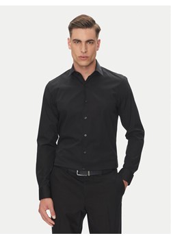 Calvin Klein Koszula Essential LV019EU000 Czarny Slim Fit ze sklepu MODIVO w kategorii Koszule męskie - zdjęcie 183813490