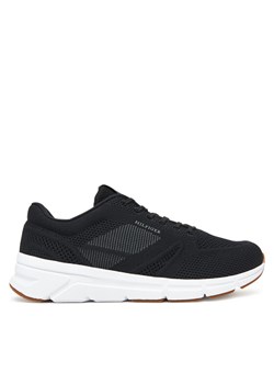 Tommy Hilfiger Sneakersy Modern Comfort Run Knit FM0FM05524 Czarny ze sklepu MODIVO w kategorii Buty sportowe męskie - zdjęcie 183813524