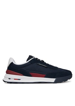 Tommy Hilfiger Sneakersy Retro Runner Nylon Mix FM0FM05523 Granatowy ze sklepu MODIVO w kategorii Buty sportowe męskie - zdjęcie 183813544
