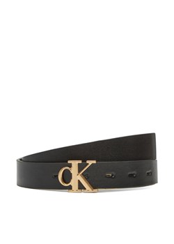 Calvin Klein Pasek Damski Monogram Plaque Buckle 25Mm Rev LV04K7005G Czarny ze sklepu MODIVO w kategorii Paski damskie - zdjęcie 183813584