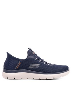 Skechers Sneakersy SUMMITS SLIP INS 232457 NVY Granatowy ze sklepu MODIVO w kategorii Buty sportowe męskie - zdjęcie 183813612