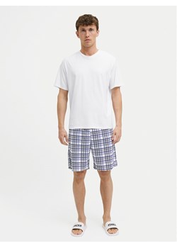 Jack&Jones Piżama Max 12277165 Biały Standard Fit ze sklepu MODIVO w kategorii Piżamy męskie - zdjęcie 183813640