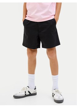 Jack&Jones Junior Szorty materiałowe Jaiden 12275013 Czarny Loose Fit ze sklepu MODIVO w kategorii Spodenki chłopięce - zdjęcie 183813661