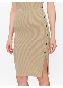 Guess Spódnica ołówkowa Edna W3GD99 KBPF0 Beżowy Slim Fit ze sklepu MODIVO w kategorii Spódnice - zdjęcie 183813782