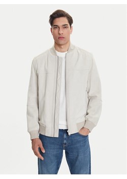BOSS Kurtka skórzana Johice 50543505 Beżowy Regular Fit ze sklepu MODIVO w kategorii Kurtki męskie - zdjęcie 183813812