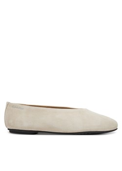 Calvin Klein Baleriny Ballerina Round Hw Sue HW0HW02565 Beżowy ze sklepu MODIVO w kategorii Balerinki - zdjęcie 183813904
