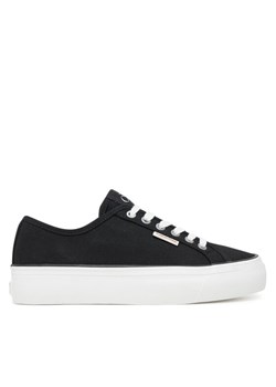 Calvin Klein Jeans Tenisówki Vulc Flatform Ctn Logo Tag YW0YW01838 Czarny ze sklepu MODIVO w kategorii Trampki damskie - zdjęcie 183813913