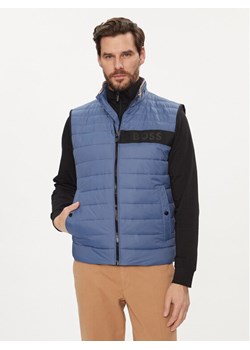 BOSS Bezrękawnik Darolan 50464300 Niebieski Regular Fit ze sklepu MODIVO w kategorii Kamizelki męskie - zdjęcie 183813924
