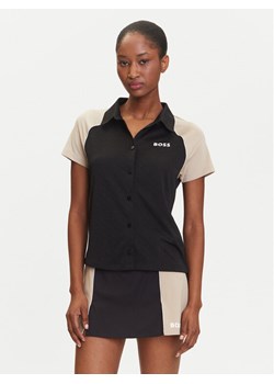 BOSS Polo Ellici2 50544191 Czarny Regular Fit ze sklepu MODIVO w kategorii Bluzki damskie - zdjęcie 183813954