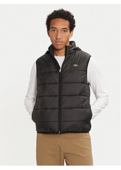 Lacoste Bezrękawnik BH6761 Czarny Regular Fit ze sklepu MODIVO w kategorii Kamizelki męskie - zdjęcie 183813974