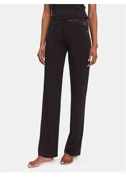 BOSS Spodnie piżamowe Peony 50545596 Czarny Relaxed Fit ze sklepu MODIVO w kategorii Piżamy damskie - zdjęcie 183813982