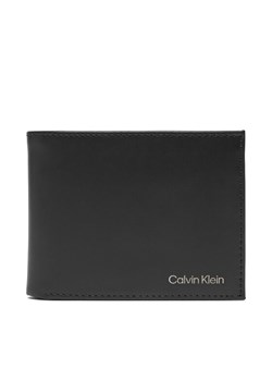 Calvin Klein Portfel męski Ck Smooth Billfold W/ Coin Walle LV04D1105G Czarny ze sklepu MODIVO w kategorii Portfele męskie - zdjęcie 183814000