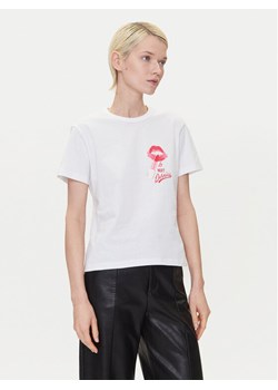 HUGO T-Shirt Destrel_2 50544897 Biały Relaxed Fit ze sklepu MODIVO w kategorii Bluzki damskie - zdjęcie 183814003
