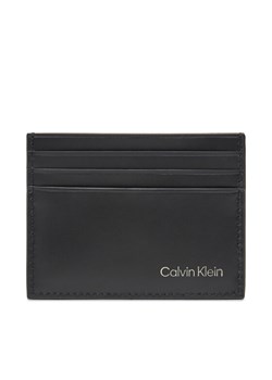 Calvin Klein Etui na karty kredytowe Ck Smooth Cardholder LV04D1104G Czarny ze sklepu MODIVO w kategorii Etui - zdjęcie 183814004