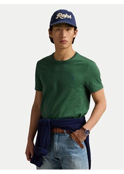 Polo Ralph Lauren T-Shirt 710671438425 Zielony Custom Slim Fit ze sklepu MODIVO w kategorii T-shirty męskie - zdjęcie 183814233