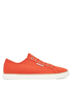 Calvin Klein Jeans Tenisówki Ess Vulc Low Mg Cv YM0YM01301 Pomarańczowy ze sklepu MODIVO w kategorii Trampki męskie - zdjęcie 183814234