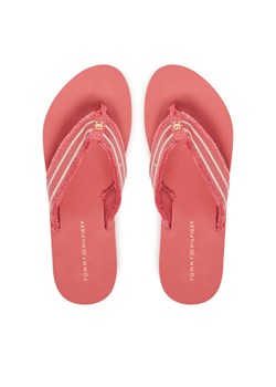 Tommy Hilfiger Japonki TH Webbing Beach Sandal FW0FW08739 Koralowy ze sklepu MODIVO w kategorii Klapki damskie - zdjęcie 183814272