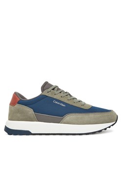 Calvin Klein Sneakersy Low Top Lace Up Repreve Mix HM0HM01714 Zielony ze sklepu MODIVO w kategorii Buty sportowe męskie - zdjęcie 183814301