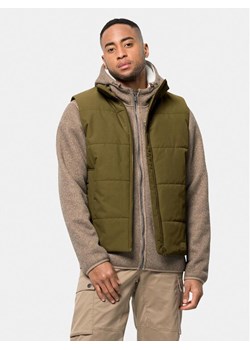 Jack Wolfskin Bezrękawnik White Frost Vest 1206402 Khaki Regular Fit ze sklepu MODIVO w kategorii Kamizelki męskie - zdjęcie 183814312