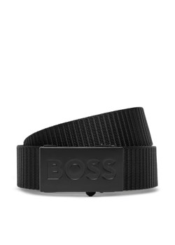 BOSS Pasek Męski Bosper-Tape 50548405 10243408 01 Czarny ze sklepu MODIVO w kategorii Paski męskie - zdjęcie 183814362