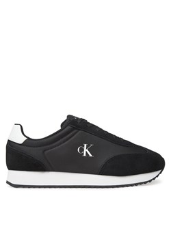 Calvin Klein Jeans Sneakersy Retro Runner Lace Up Ny-Su YM0YM01325 Czarny ze sklepu MODIVO w kategorii Buty sportowe męskie - zdjęcie 183814403