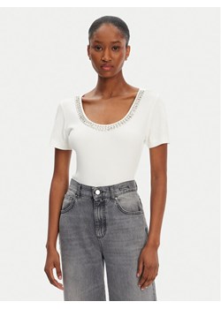 Marciano Guess T-Shirt 5RGP18 6299A Beżowy Regular Fit ze sklepu MODIVO w kategorii Bluzki damskie - zdjęcie 183814463