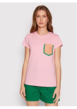 MC2 Saint Barth T-Shirt Nadir P NADI002 03281B Różowy Regular Fit ze sklepu MODIVO w kategorii Bluzki damskie - zdjęcie 183814533