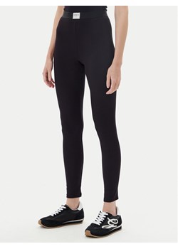 Guess Legginsy 173791 Czarny Classic Fit ze sklepu MODIVO w kategorii Spodnie damskie - zdjęcie 183814541