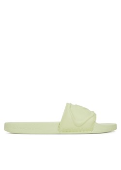 Calvin Klein Jeans Klapki Slide Pu Hf Mg YW0YW01879 Zielony ze sklepu MODIVO w kategorii Klapki damskie - zdjęcie 183814631