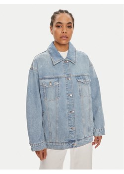 Hugo Kurtka jeansowa Icon 50514090 Niebieski Oversize ze sklepu MODIVO w kategorii Kurtki damskie - zdjęcie 183814654