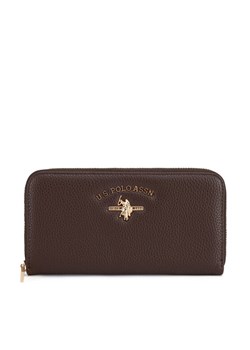 U.S. Polo Assn. Portfel WIUXT6207WVP Brązowy ze sklepu MODIVO w kategorii Portfele damskie - zdjęcie 183814701