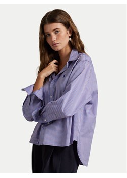 Polo Ralph Lauren Koszula 211973130001 Fioletowy Boxy Fit ze sklepu MODIVO w kategorii Koszule damskie - zdjęcie 183814723