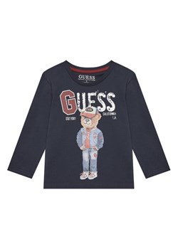 Guess Bluzka N5YI23 K8HM4 Granatowy Regular Fit ze sklepu MODIVO w kategorii T-shirty chłopięce - zdjęcie 183814834